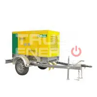 Дизельный генератор MitsuDiesel МД ЭД-50С-Т400-1РКМ29 в шумозащитном кожухе на шасси